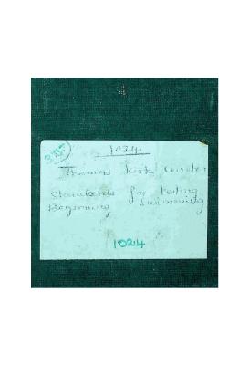 Standards for Testing Beginning Swimming