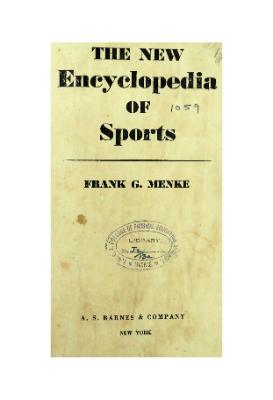 The New Encyclopedia of Sports