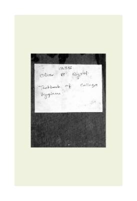 Textbook of College Hygiene
