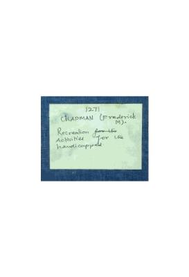 Recreation Activities for the Handicapped