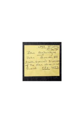 Scott-Browns Dieseas of the Ear Nose and Thoroat Volume 2, 3rd Edition