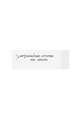 Games and Activities for Infants