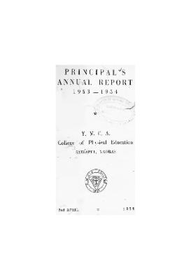 Principals of Annual Report