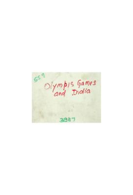 Olympic Games and India