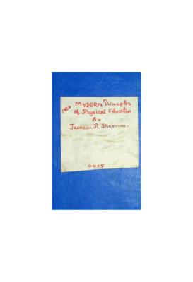 Modern Principles of Physical Education