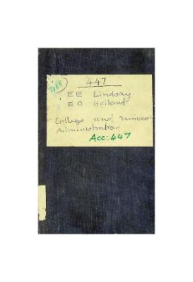 College and University Administration