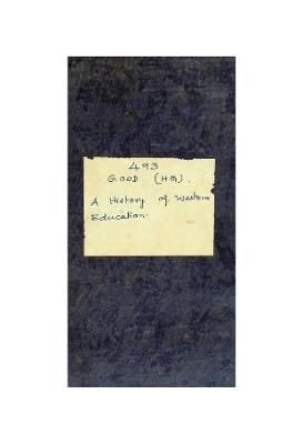 A History of Western Education