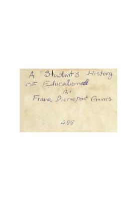 A Students History of Education