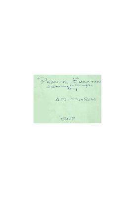 Physical Education a Discussion of Principles