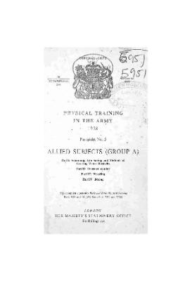 Physical Training in the Army Allied Subjects Group A