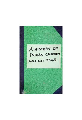 A History of Indian Cricket