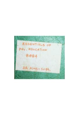 Essentials of Physical Education