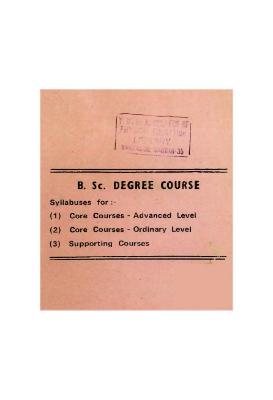 B.Sc Degree Course