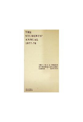 The Student's Annual 1977-78